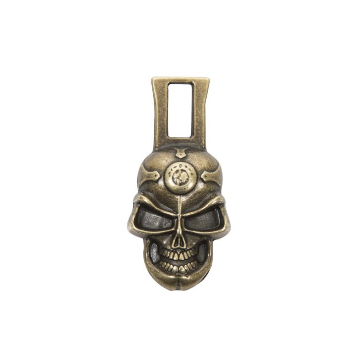 A-17306  CALAVERA TIRADOR CREMALLERAS  ORO VIEJO    **MILLAR