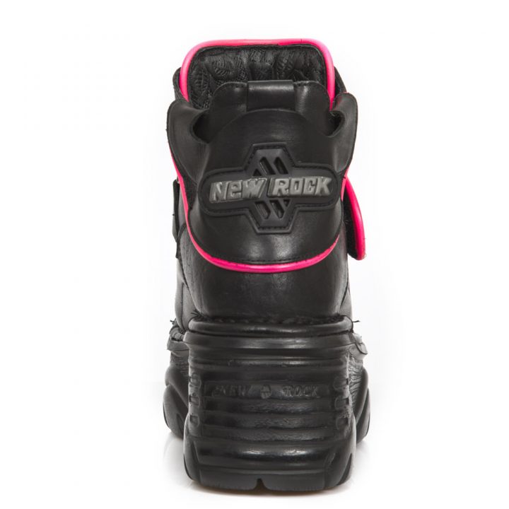 Bottines Lilas, Noir New Rock M-1077-S3 – Image 6