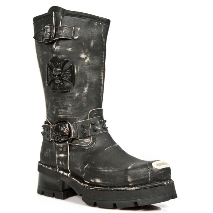 Bottes Noir New Rock M-1612MTL-S1 – Image 3