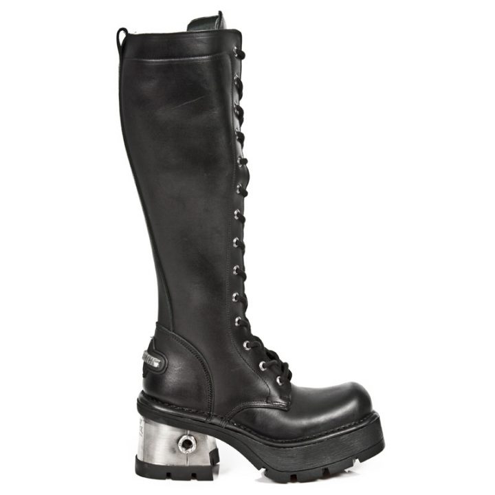 'Bottes hautes' Noir New Rock M-236-S1