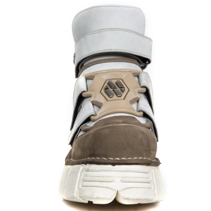 Bottines Gris, Marron New Rock M-285-R4 – Image 3