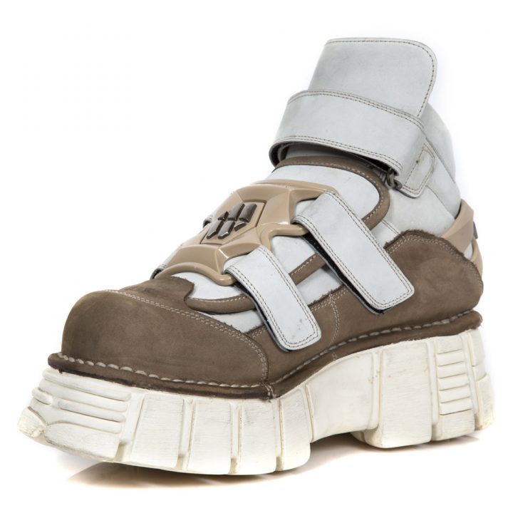 Bottines Gris, Marron New Rock M-285-R4 – Image 4