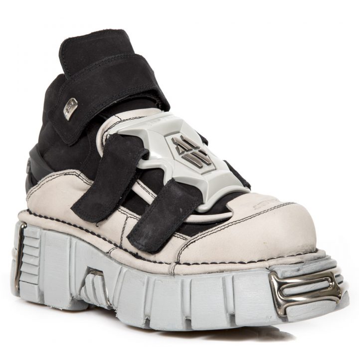 Bottines Gris, Noir New Rock M-285-R6 – Image 2