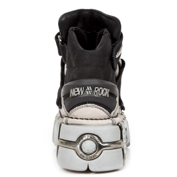 Bottines Gris, Noir New Rock M-285-R6 – Image 5