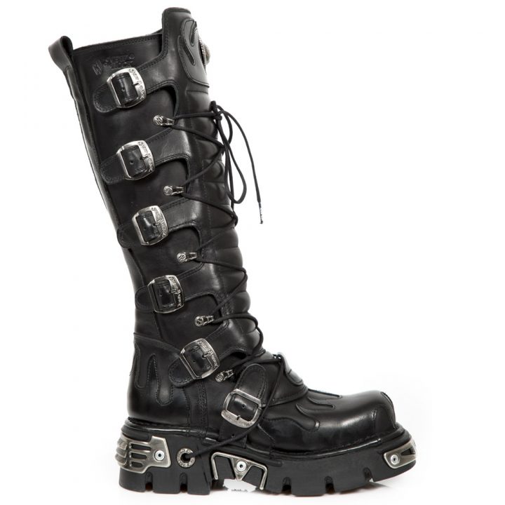 'Bottes hautes' Noir New Rock M-308-R70 – Image 2