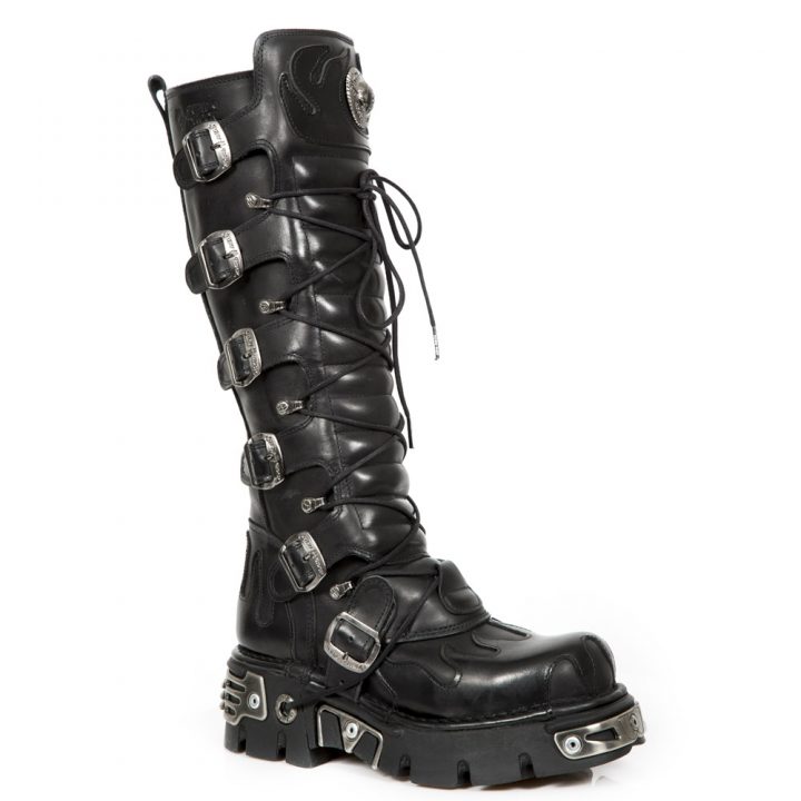 'Bottes hautes' Noir New Rock M-308-R70 – Image 3