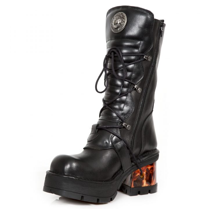 Bottes Noir New Rock M-373-S34 – Image 4