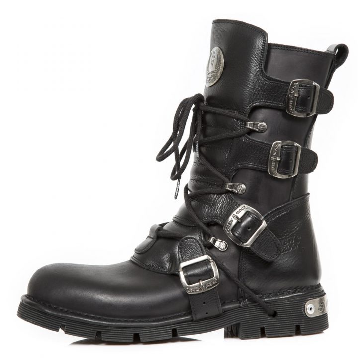 Bottes Noir New Rock M-373HERITAGE-2 – Image 2