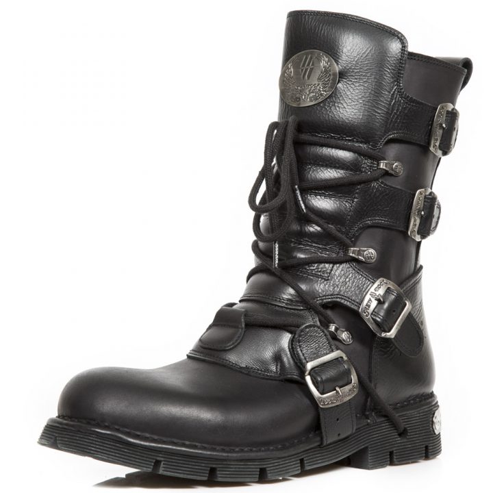 Bottes Noir New Rock M-373HERITAGE-2 – Image 3