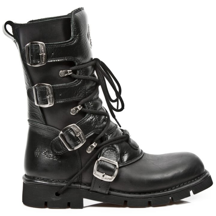 Bottes Noir New Rock M-373HERITAGE – Image 2