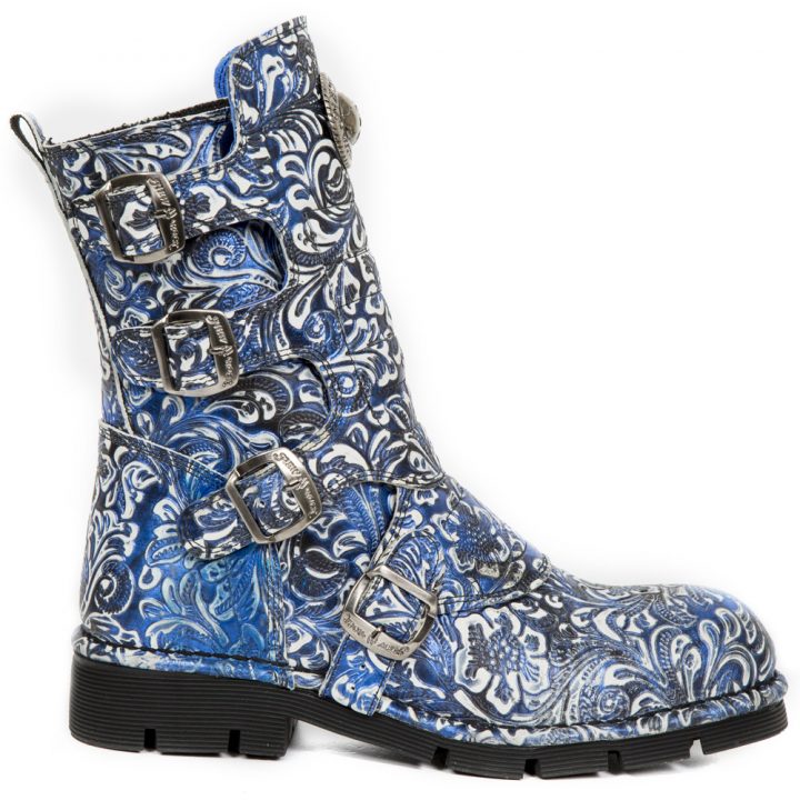 Bottes Bleu New Rock M-373X-S13 – Image 2