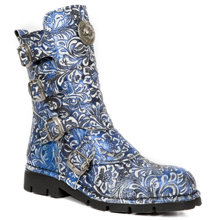 Bottes Bleu New Rock M-373X-S13 – Image 3
