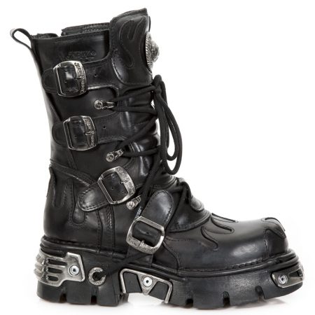 Bottes Acier, Noir New Rock M-591-R201
