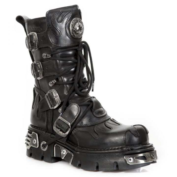 Bottes Acier, Noir New Rock M-591-R201 – Image 2