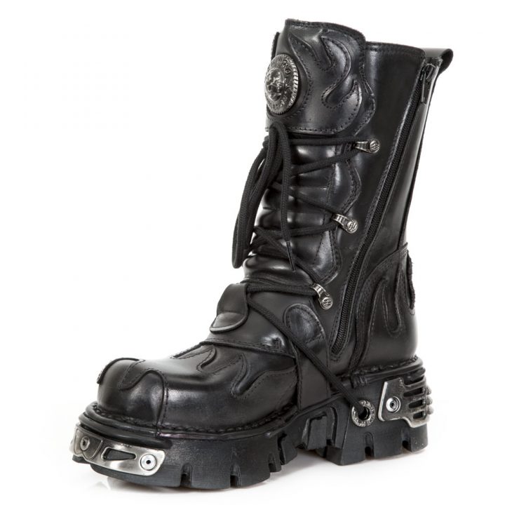 Bottes Acier, Noir New Rock M-591-R201 – Image 4