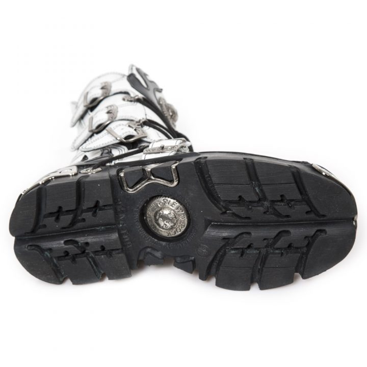 Bottes Blanc, Noir New Rock M-591-R9 – Image 6