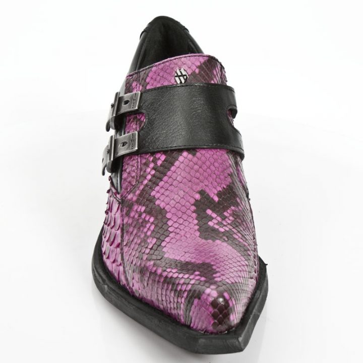Chaussures Lilas, Noir New Rock M-7934PT-S13 – Image 4