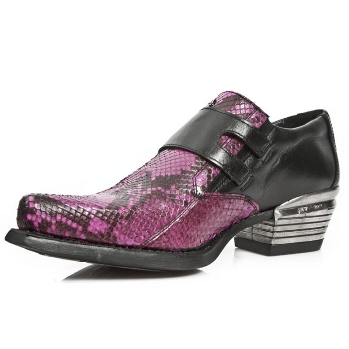 Chaussures Lilas, Noir New Rock M-7934PT-S13 – Image 5