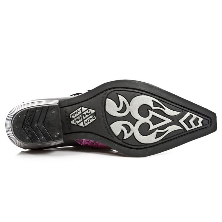 Chaussures Lilas, Noir New Rock M-7934PT-S13 – Image 7