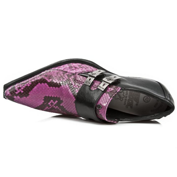 Chaussures Lilas, Noir New Rock M-7934PT-S13 – Image 8