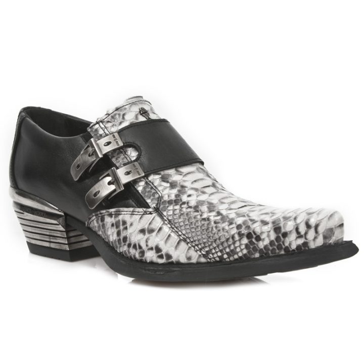Chaussures Blanc, Noir New Rock M-7934PT-S14 – Image 3