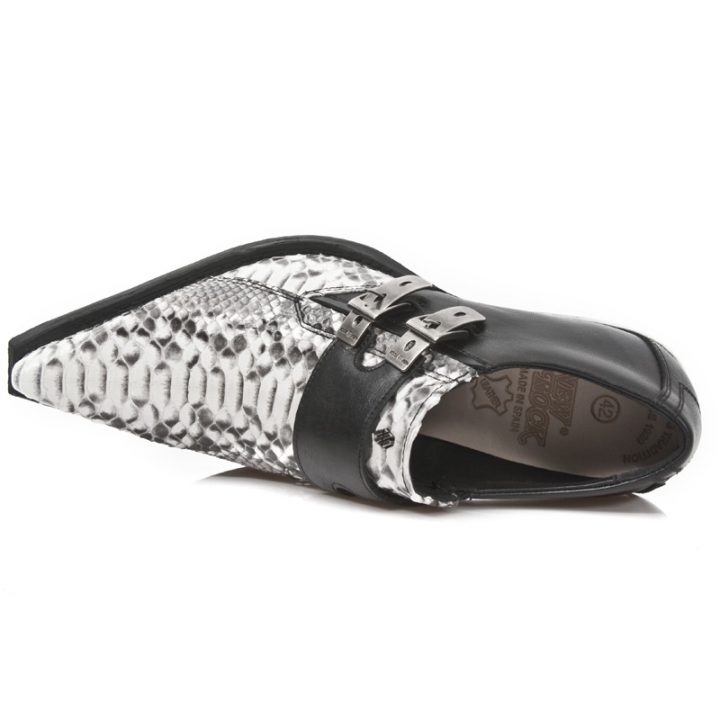 Chaussures Blanc, Noir New Rock M-7934PT-S14 – Image 8