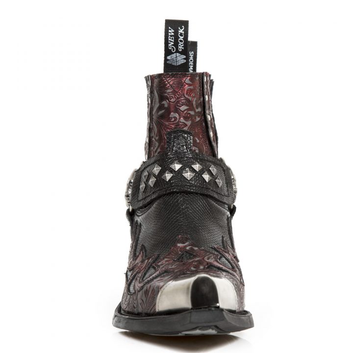 Bottines Noir, Rouge New Rock M-7950P-R5 – Image 4