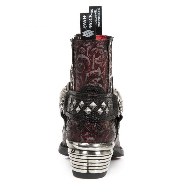 Bottines Noir, Rouge New Rock M-7950P-R5 – Image 6