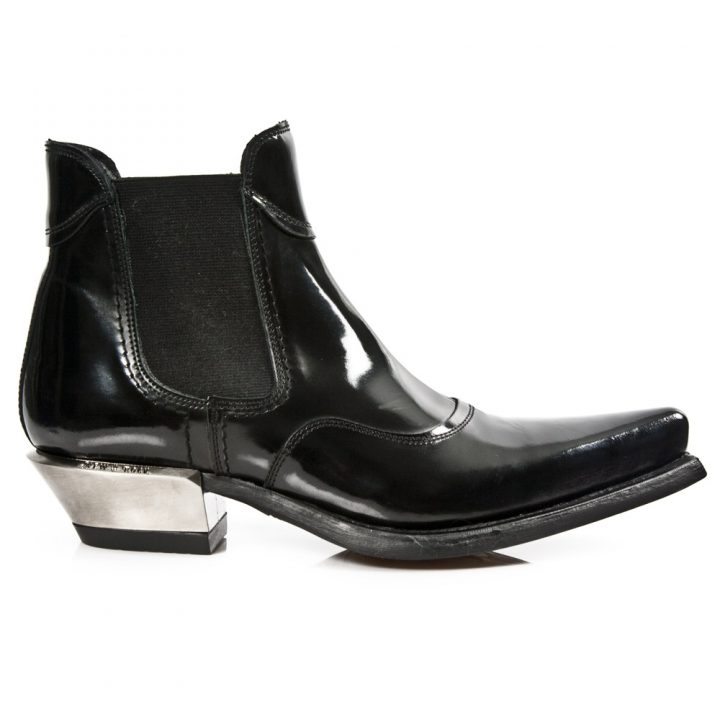 Bottines Noir New Rock M-7970-R10