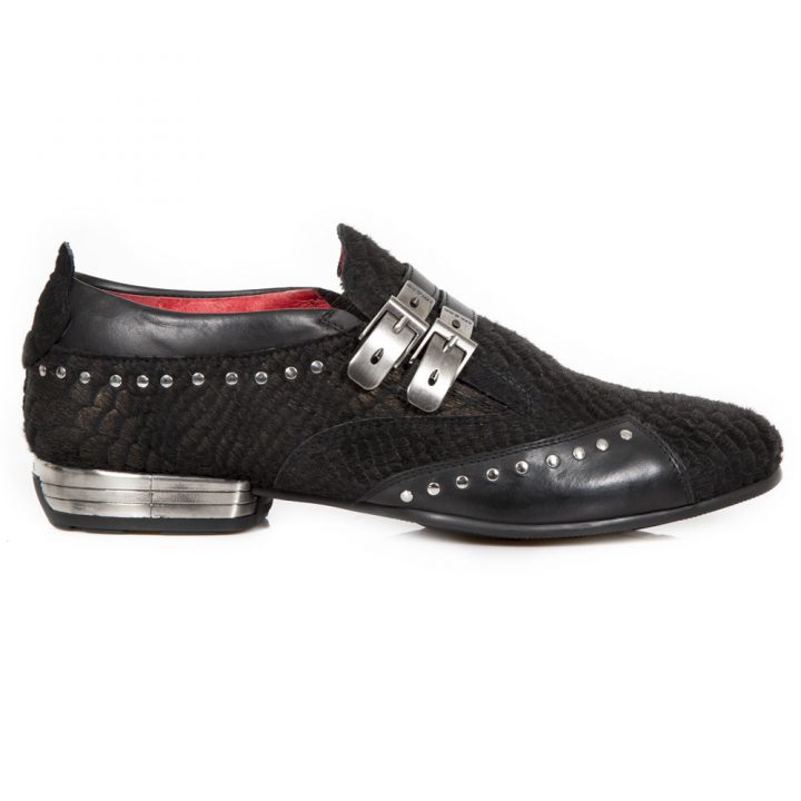 Chaussures Noir, Or New Rock M-8430-R2