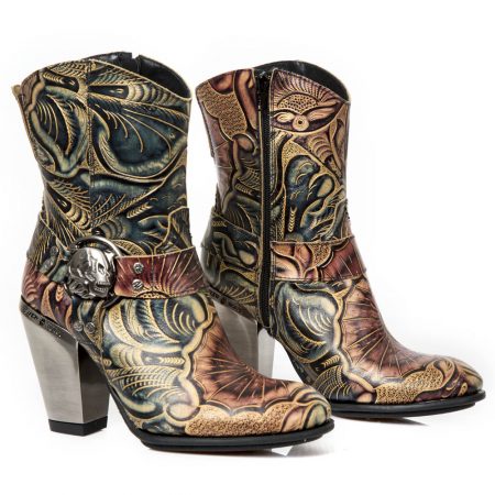 Bottines Marron New Rock M-BULL014-S1
