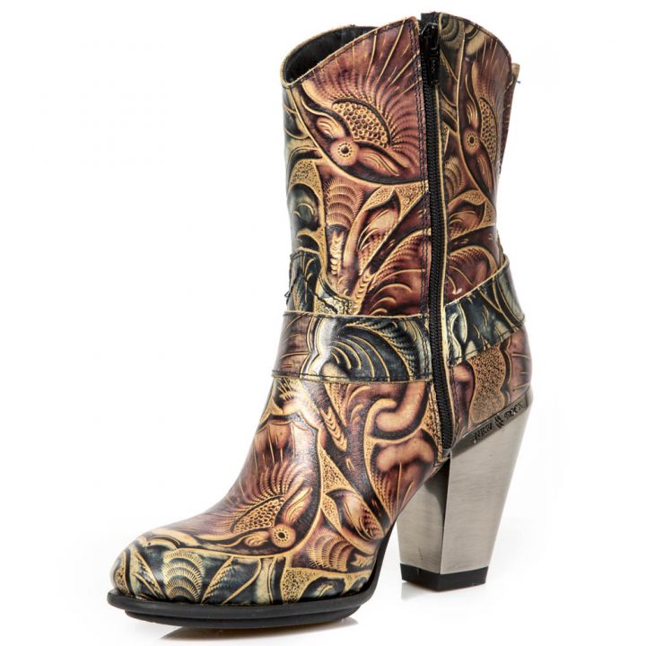 Bottines Marron New Rock M-BULL014-S1 – Image 5