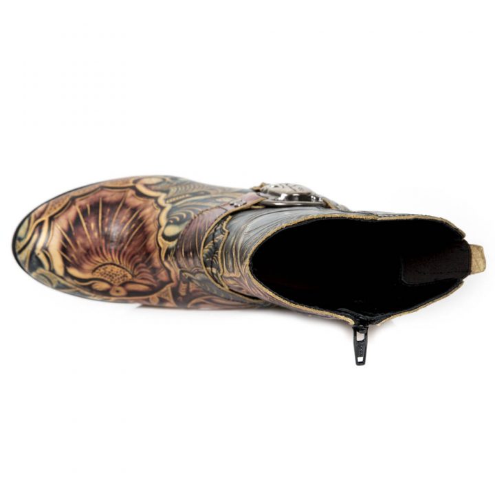 Bottines Marron New Rock M-BULL014-S1 – Image 8