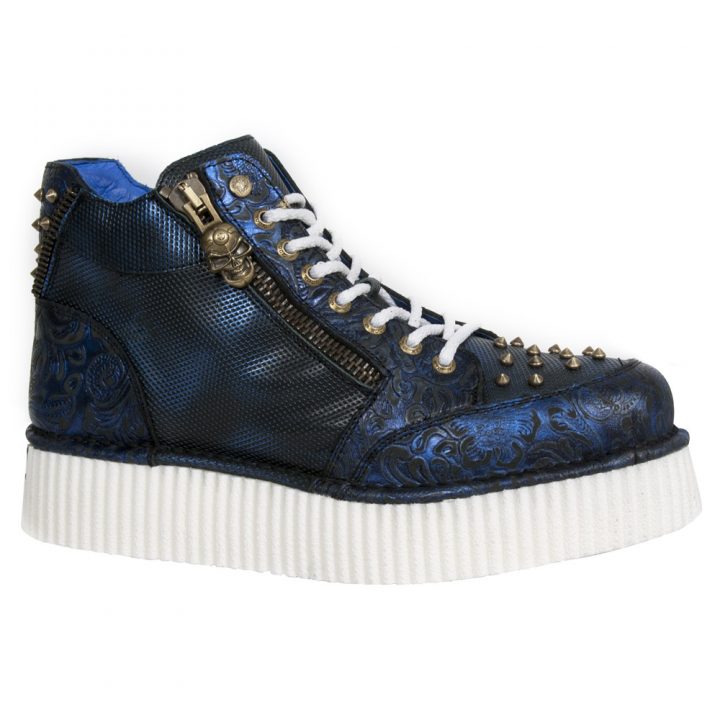 Bottines Bleu New Rock M-CRP002-S5