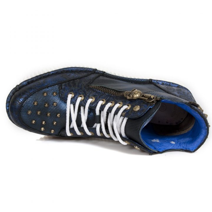 Bottines Bleu New Rock M-CRP002-S5 – Image 8
