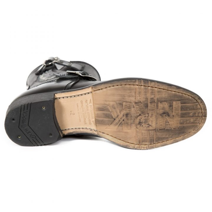 Bottines Noir New Rock M-GY33-R2 – Image 7