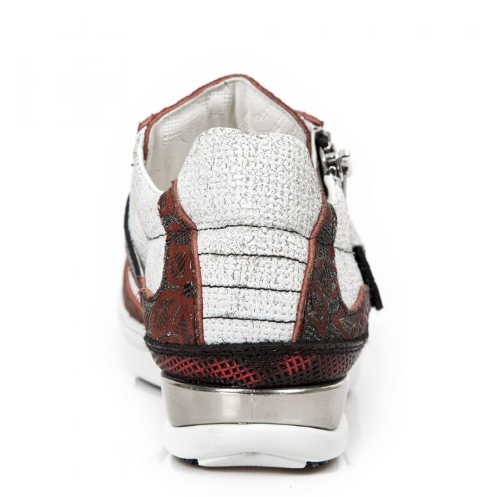 Chaussures Argent, Rouge New Rock M-HY031-R9 – Image 6