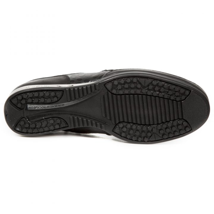 Chaussures Noir New Rock M-HY034-R3 – Image 7