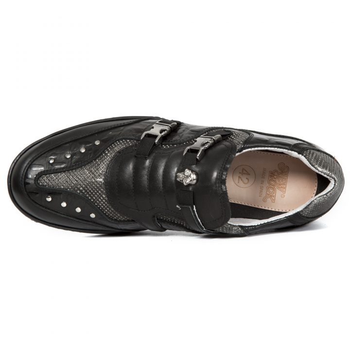 Chaussures Noir New Rock M-HY034-R3 – Image 8
