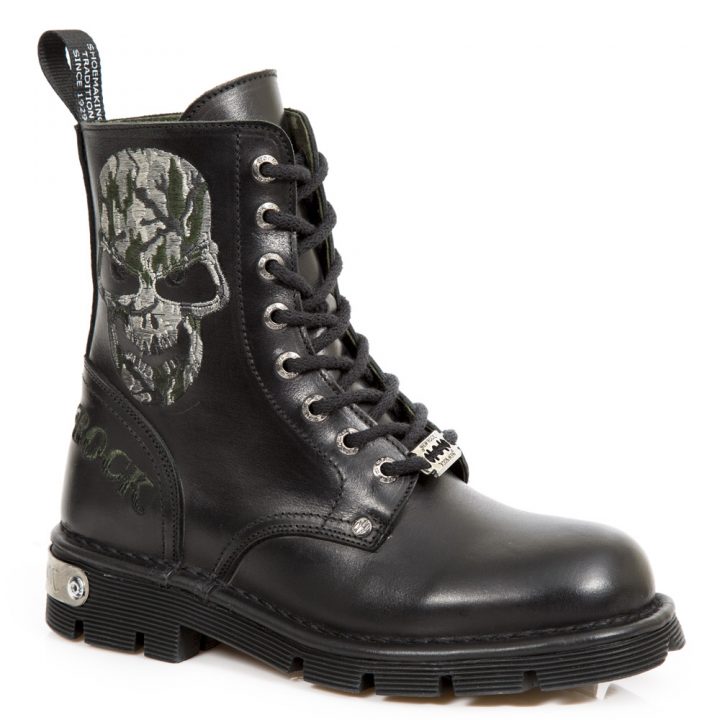 Bottines Noir New Rock M-MILI120-R5