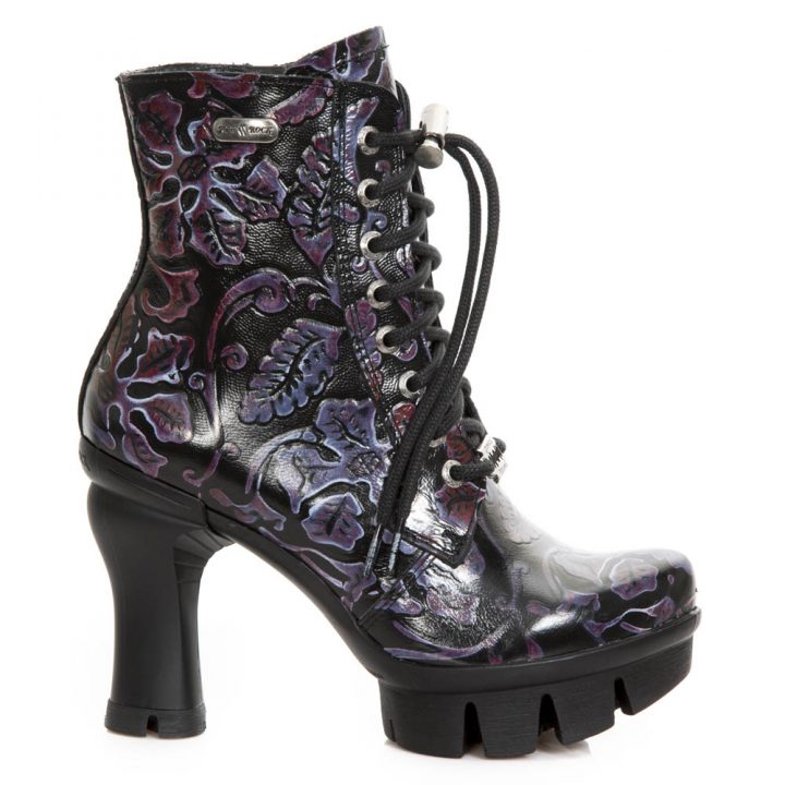 Bottines Lilas New Rock M-NEOPUNK017-S2 – Image 2