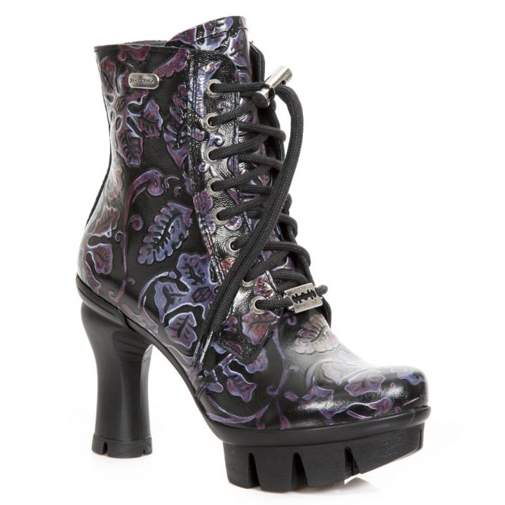 Bottines Lilas New Rock M-NEOPUNK017-S2 – Image 3