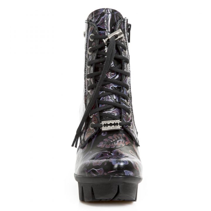 Bottines Lilas New Rock M-NEOPUNK017-S2 – Image 4