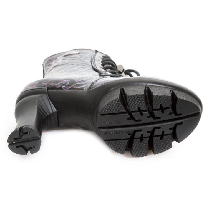 Bottines Lilas New Rock M-NEOPUNK017-S2 – Image 7
