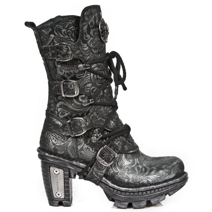Bottines Noir New Rock M-NEOTR005-S11