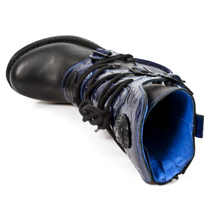Bottines Bleu, Noir New Rock M-NEOTR005-S5 – Image 8
