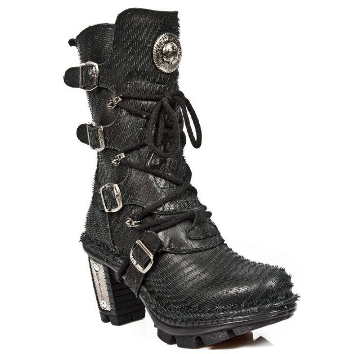 Bottines Noir New Rock M-NEOTR005-S9 – Image 3