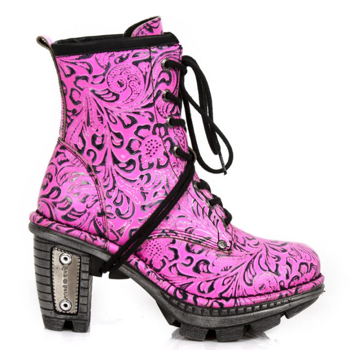 Bottines Lilas New Rock M-NEOTR008-S11