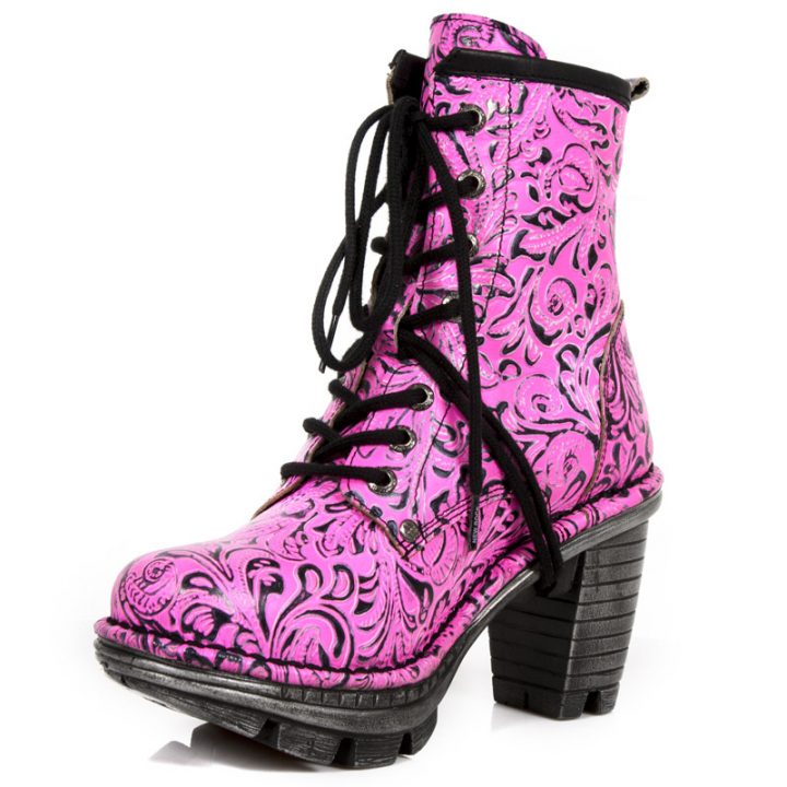 Bottines Lilas New Rock M-NEOTR008-S11 – Image 5