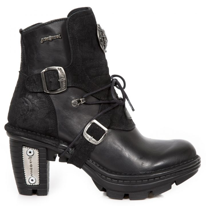 Bottines Noir New Rock M-NEOTR061-S1